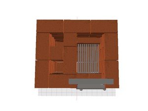 Кладка дровяной печи с нижним прогревом