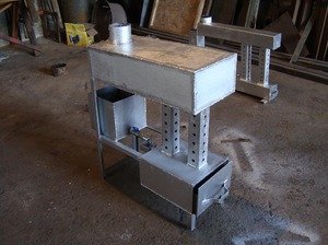 Печь на отработке своими руками